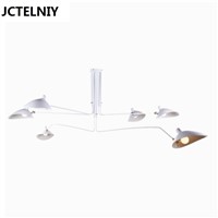 3 head Serge Mouille duckbill  ceiling light  new room lighting c-123 retro ceiling light luminaria teto