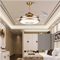 LED Stainless Steel Acrylic Ceiling Fan LED Lamp.LED Light.Ceiling Lights.LED Ceiling Light.Ceiling Lamp For Foyer Bedroom