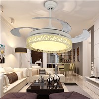 Modenr ceiling light fan remote control for Living room Bedroom Kitchen light Fixture ventilador de techo 42inch ceiling light