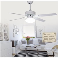 LED illuminated ceiling fan light minimalism modern fan lamp ceiling fan restaurant white lamps fan with remote control