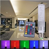 Energy saving AC85V~265V E27 3W LED Lamp RGB Bulb 16 Colors Spotlight Remote Control Light for Bar Stair Hall Restroom Hotel