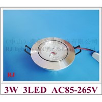 super quality for project use high power LED ceiling light lamp 3W LED spot light with blade radiator AC85-265V 3 year warranty
