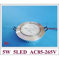 super quality for project use high power LED ceiling light lamp 5W LED spot light with blade radiator AC85-265V 3 year warranty
