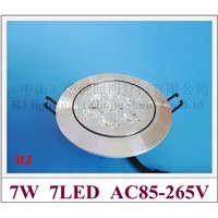super quality for project use high power LED ceiling light lamp 7W LED spot light with blade radiator AC85-265V 3 year warranty