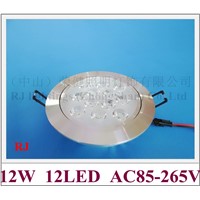 super quality for project use high power LED ceiling light lamp 12W LED spot light with blade radiator AC85-265V 3 year warranty
