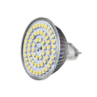 6pcs Spotlight Spot LED Light Bulb Cabinet Lamp W power DC12V MR16 base SMD 3528 chip 2 color Glass Mini Led light VR