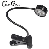 CrazyGood Lamp for Bedroom Reading Bathroom 30cm tube Spot light with Switch Black 3W Wall Sconce Flexible on/off Led Wall Light