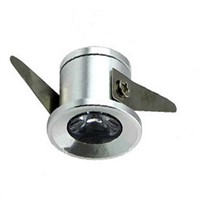 1W Miniature Led Recessed  Ceiling Spotlight Silver/Black/White Color  For Ceiling Cabinet Closet