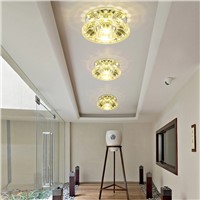 3W Led lighting ceiling light crystal lamp aisle lights led spotlight
