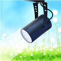 20pcs/lot 7W led track lighting AC85-265V aluminum white and black shell rail ceiling light spotlight best price