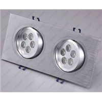 10W 2X5W 10 LED Light Ceiling Downlight Fixture Bulbs Grid Lamp Warm Pure White