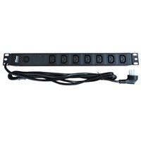 TOWE EN10/I709PS 10A 7 WAYS IEC320 C14 PDU WITH SPD and over load protect PDUs Cabinet socket  Power distribution Units