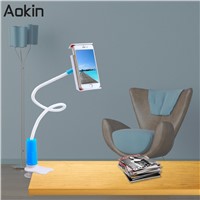 Aokin 360 Degree Phone Holder Universal Flexible Lazy Bracket For iPad Mini Air For iPhone 6 Desktop Bed Tablet Stands Long Arms