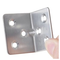 38 x 30mm Stainless Steel Corner Brace Right Angle Shelf Bracket L Shape Hardware