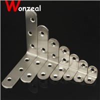 2pcs 20mm/25mm/30mm/40mm stainless steel angle bracket L shape satin finish frame board support