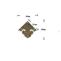Bulk Filigree Triangle Brass Coner Cabochon,Ancient Bronze Tone Corner,Flatback Embellishments Scrapbooking,Wooden Box Decor
