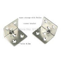 6holes newly developed corner bracket made of stainless steel for home use desk chari fix fast delivery