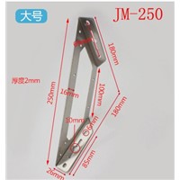 1Pair 180mm JM-250 Stainless steel corner bracket, Fixing bracket, bulkhead, fittings Connectors, Furniture Hardware