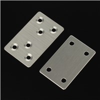 1 Pair 55mm*35mm Thickness 1mm Stainless steel straight strip bracket