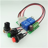 PWM DC motor speed controller 6V12V24V reversing switch electric motor controller button pusher