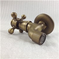 BAKALA Freeshipping Antique Brass Finish Bathroom Wall Mount Washing Machine Water Faucet Taps Mixer GZ-8402