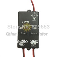 Lots,10pcs Mini 5A 5 Amps 12V Solar Charge Controller with light and timer controller PV battery Charge Regulator