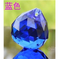 30PCS/lot, blue, 20mm crystal faceted ball,crystal chandelier ball for chandelier parts&amp;amp;amp;wedding,X-MAS event party supplie