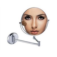 Modern Copper Chrome 8&amp;amp;quot; Double Side Bath Mirror Shave Makeup Extend Arm 3x Magnifying Espelho Do Banheiro Bathroom Accessories