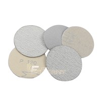 100 pieces 3&quot; Dry Abrasive Sanding Disc + 1 piece M6 Holder in Air Sander for Wood Grinding Polishing