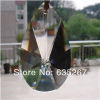 10pcs/lot 50MM crystal  pear shape pendant , one hole ,crystal chandelier parts and pendant, crystal prism trimming .