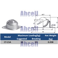 5pcs CY-15A 5/8&amp;amp;#39; 15kg capacity Ahcell Ball transfer unit CY15A automatic production line flange ball bearing transfer caster