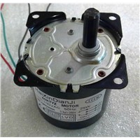 Micro AC 110V gear motor with gearbox ,60KTYZ AC 110V 20W 99rpm  Reversible Permanent magnet synchronous gear motor