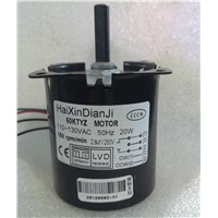 Micro AC 110V gear motor with gearbox ,60KTYZ AC 110V 20W 130rpm  Reversible Permanent magnet synchronous gear motor