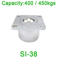 Ahcell SI38 500kg load capacity Steel caster Super Heavy Flange Ball transfer unit SI-38 machined solid ball bearing roller