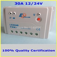 30A solar charge controller 12V 24V Auto-work for solar home use system and LED street light system, Battery Regulator 30A