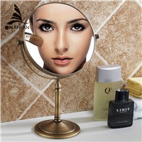 Bath Mirror Makeup Magnifier Mirrors 1:1 And 1:3 360 Rotate Double Faced Cosmetic Mirror of Bathroom Desktop Mirrors 728F