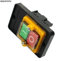 380V 10A KAO-5 ON/OFF Water Proof Push Button Machine Drill Switch Plastic Motor