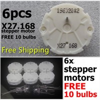 6 PCS X27 168 X27.168 Stepper Motor Instrument Cluster For GM GMC Cars And Trucks 2003-2006.10 bulbs