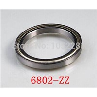 100pcs/lot  6802ZZ  thin wall bearing  6802  6802Z 61802ZZ  shielded ultra-thin deep groove ball bearings 15x24x5 mm