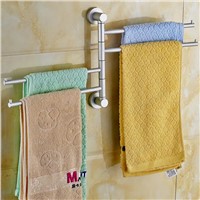High Quality Bathroom Kitchen Aluminum Towel Holder 4 Movable Rod Towel rail Bar Towel Rack Bathroom Accessories