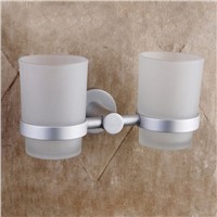 The silver space aluminum alloy tooth cup holder glass tooth cup holder 2014 new bathroom products