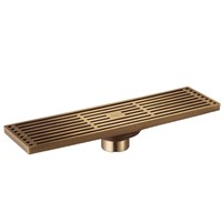 Limited Ralo De Banheiro Deshumidificador Antique Brass Bathroom Linear Shower Drain Floor Trap Waste Grate Wire Strainer