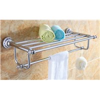 towel rack brass chrome ceramic clothes towel rack bathroom accessories towel racks chrome CB008K-1