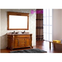 classic bathroom cabinet with 2 sinks