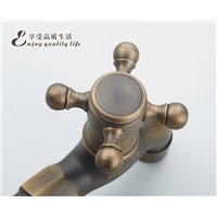 new arrival High quality luxury brass material bronze plating bathroom corner faucet tap garden outdoor mixer
