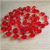 500Meters Glass Garland With 14mm Beads Garland Wedding Centerpiece Floral Candle Decoration Crafting DIY Accessory