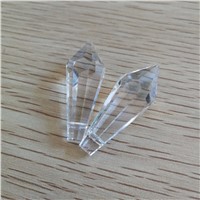 20 units 38mm Transparent Crystal Icicle Prisms Crystal Drops For Chandeliers Crystal Chandelier Parts