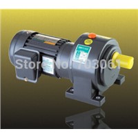 400W shaft diameter 22mm small AC gear motor single-phase motors with 2# gearbox ratio 30 ,220V 60 Hz vertical mounting