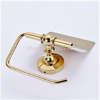 Wall Mounted New Bathroom  Accessories sets Brass Easy Install Paper Holders Golden Finish Toilet Paper Towel Holder OG-25851C