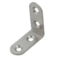 Hot sale in stock New 5Pcs Silver Tone 1 3/5&amp;amp;quot; x 1 3/5&amp;amp;quot; Metal Corner Brace Angle Bracket Fasteners